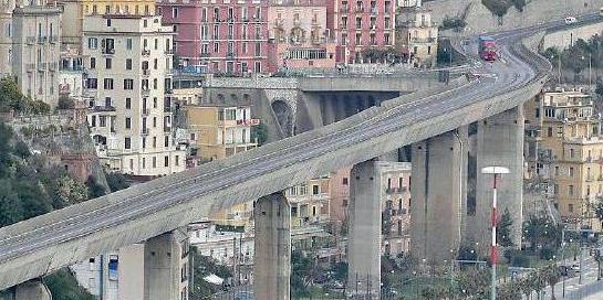 A Salerno prove di carico per la sicurezza del Viadotto Gatto