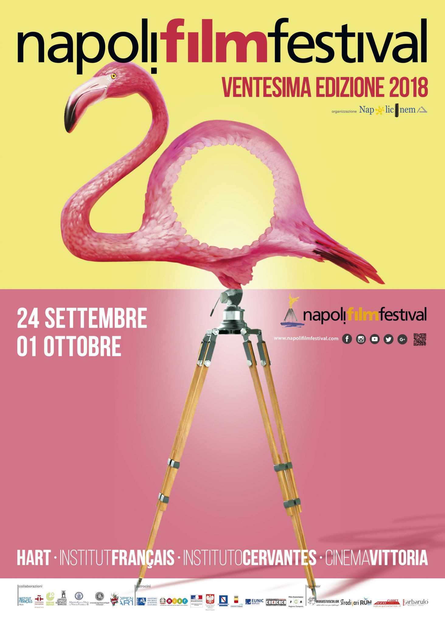 Ventesima edizione di Napoli Film Festival: dal 24 settembre al 1 ottobre con opere da tutto il mondo