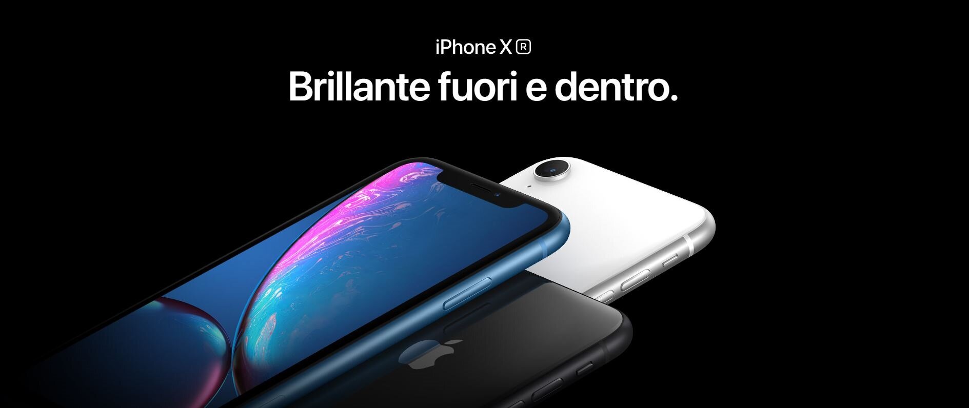 iPhone XR ufficiale: display LCD, 6,1″, alluminio in tanti colori