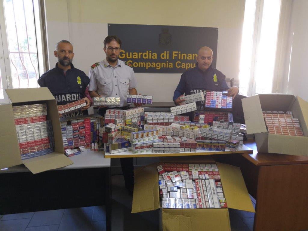 Aveva 60 chili di sigarette di contrabbando: arrestato nel Casertano