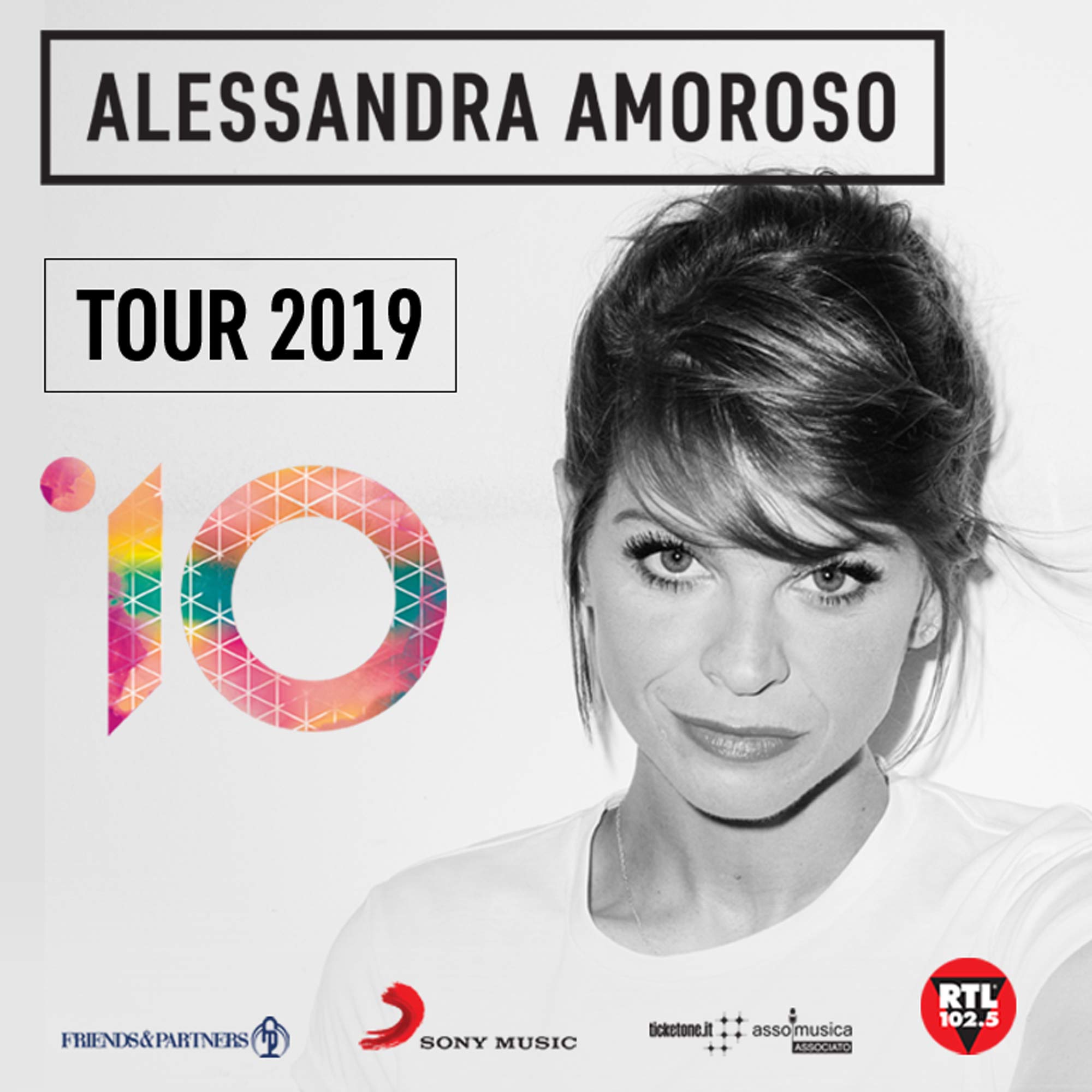 Alessandra Amoroso al PalaSele di Eboli, il 23 marzo con 10 TOUR