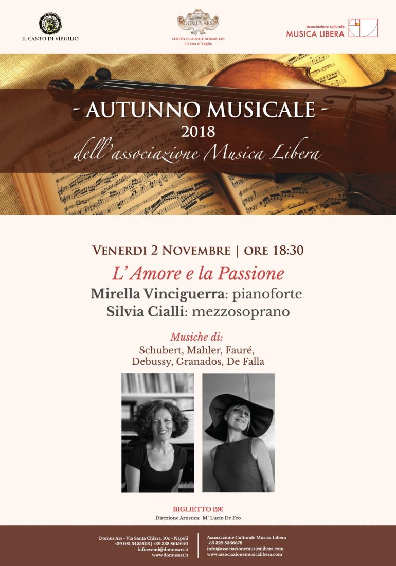 Secondo appuntamento per ‘Autunno Mucisale’ con ‘L’amore e la passione’