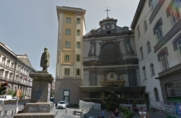 Napoli, de Magistris inaugura la facciata restaurata della chiesa di San Pietro Martire