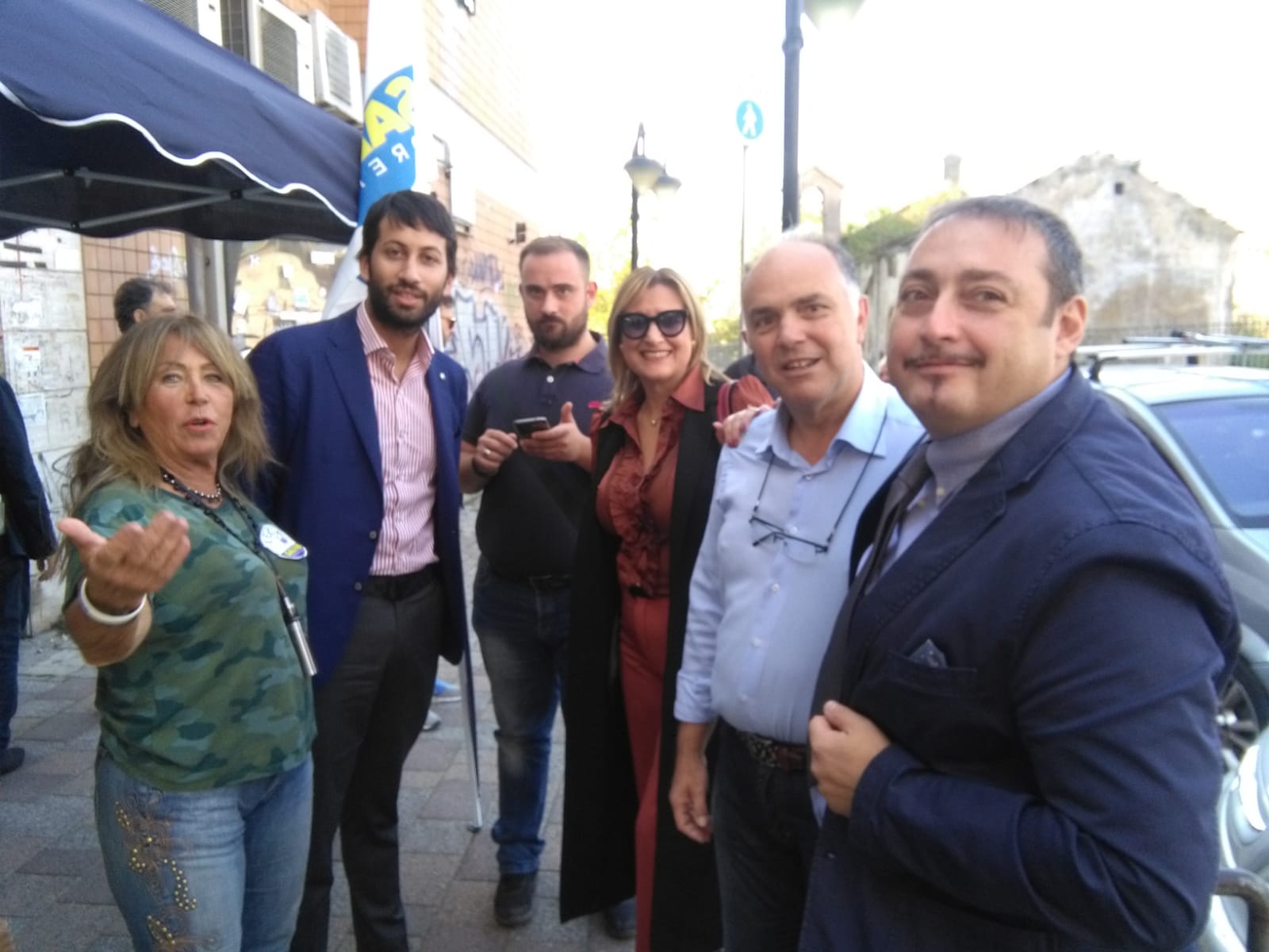 Salvini mette la bandiera anche nella ‘città rossa’ di San Giorgio a Cremano