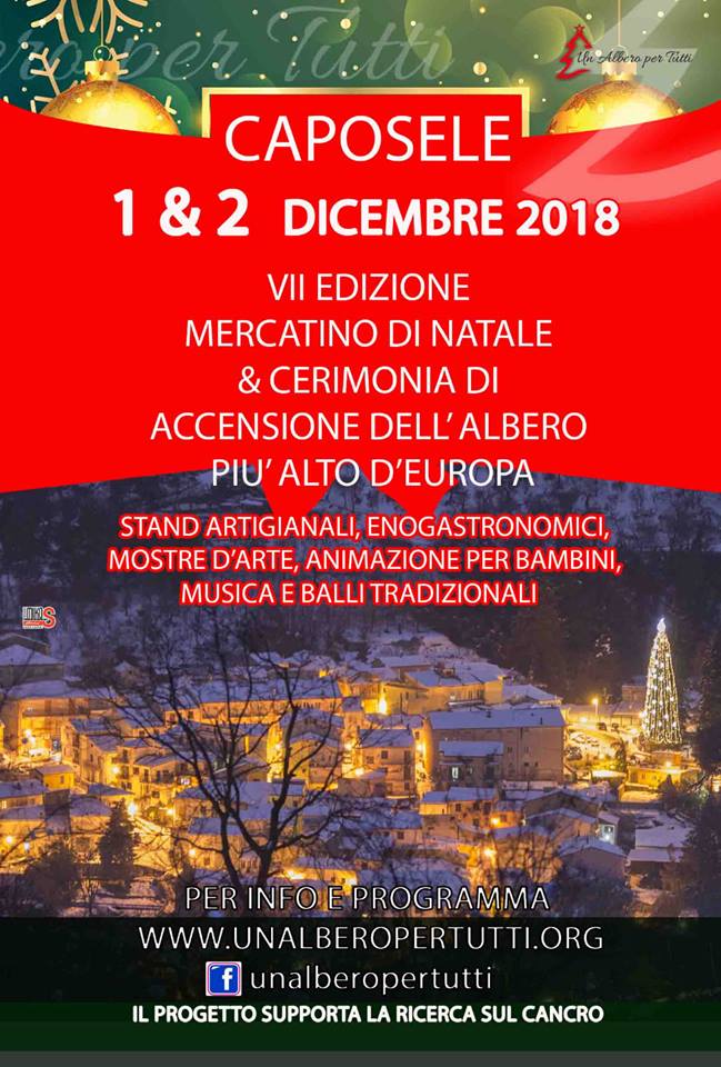 Caposele. Tutto pronto per la settima edizione del Mercatino di Natale