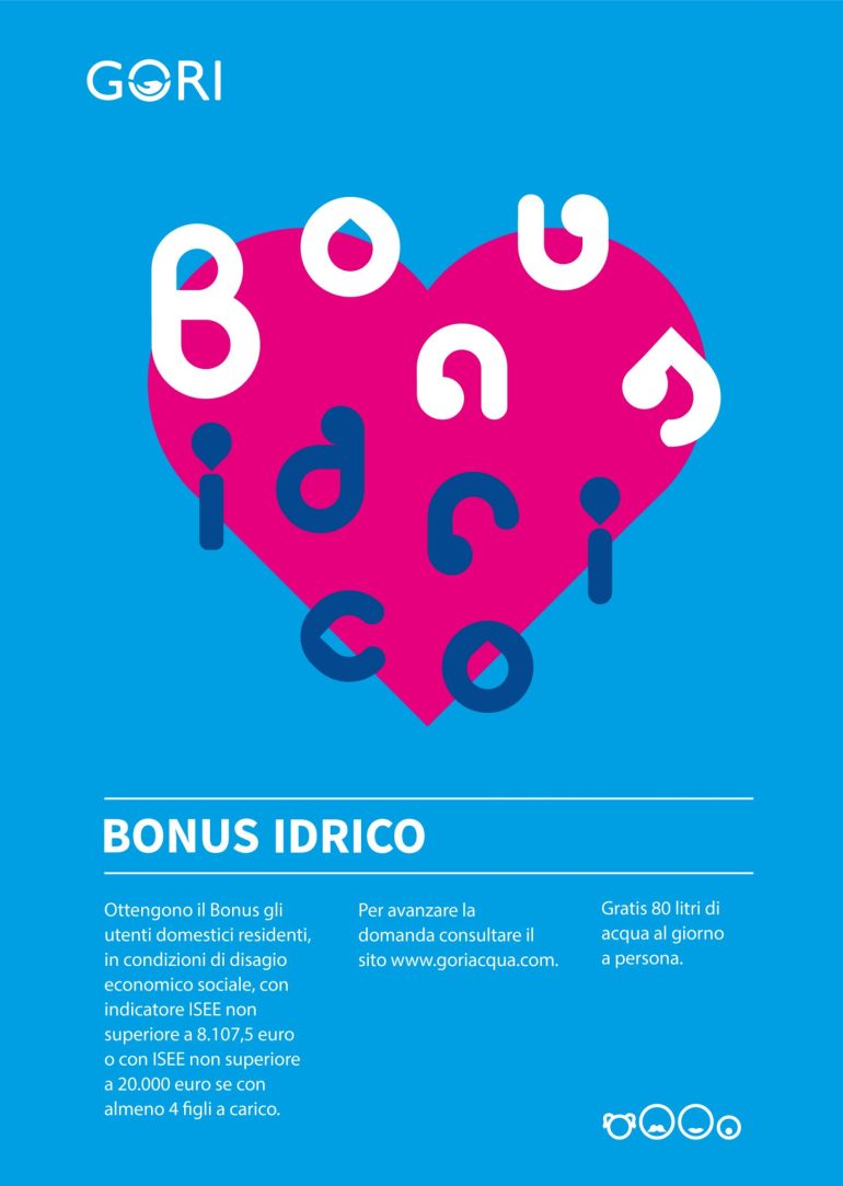 Gori, bonus idrico per le famiglie a basso reddito: rimborso per 80 litri di acqua pro capite