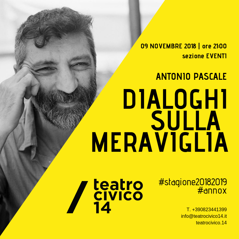 ‘Dialoghi sulla meraviglia’, di e con Amedeo Balbi e Antonio Pascale al Teatro Civico 14