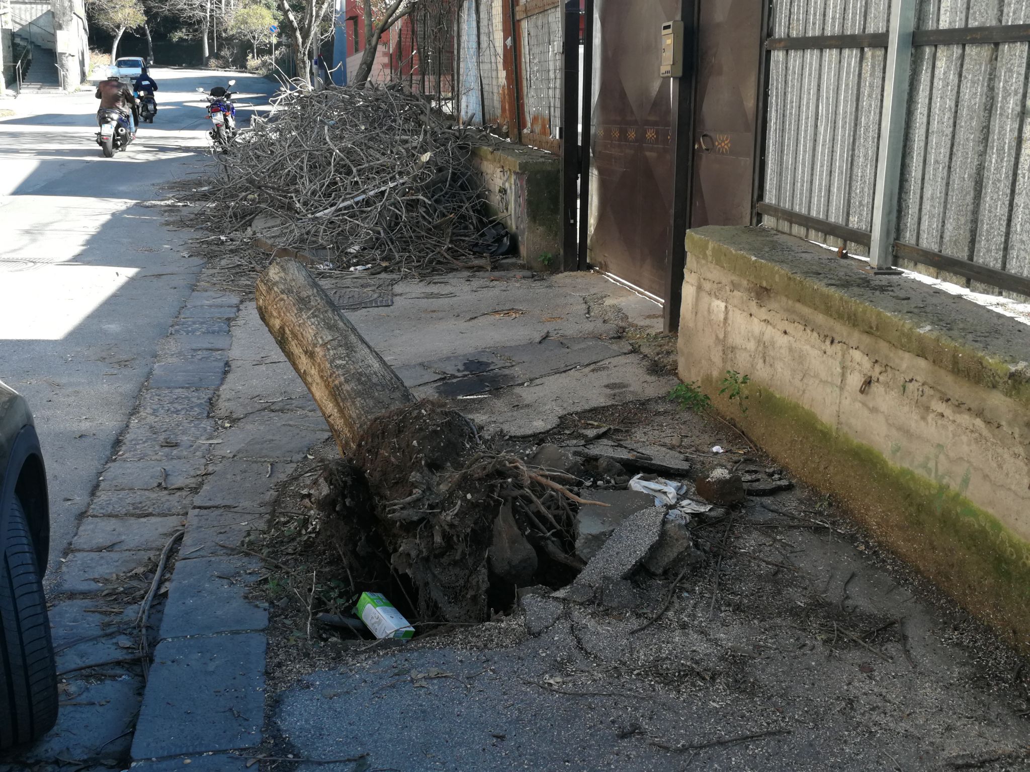 Napoli, la denuncia di Strazzullo: ‘ A Pianura marcipiadi negati da fango, alberi abbatuti e rifiuti’