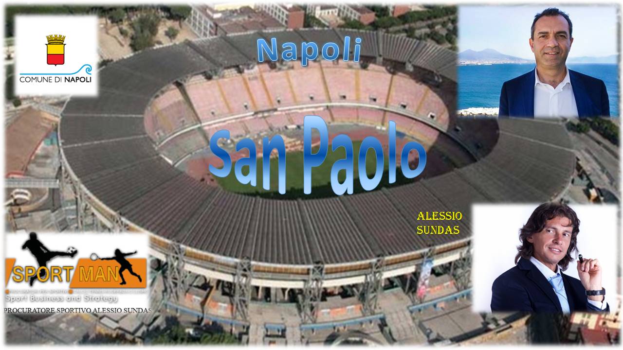 Restyling stadio San Paolo di Napoli con l’aiuto della Sport Man di Alessio Sundas che troverà gli sponsor