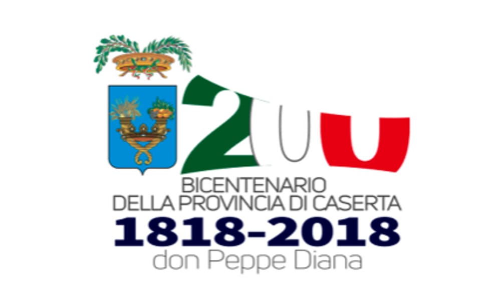 Un logo celebrativo per i duecento anni di Caserta capoluogo di Provincia