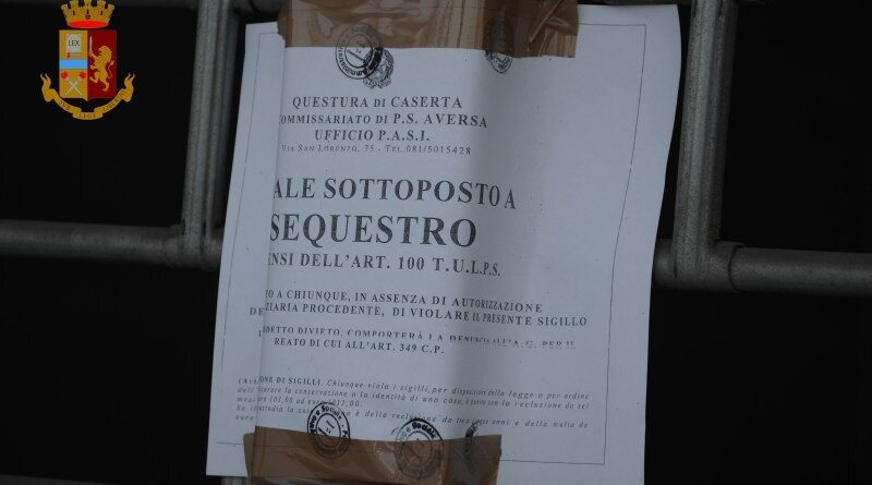 Blitz della polizia, sequestrato centro scommesse nel Casertano