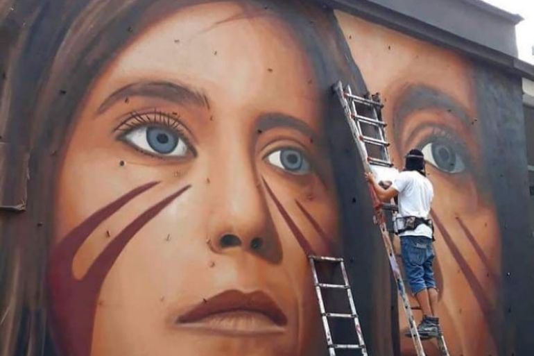 Ilaria Cucchi a Napoli all’inaugurazione del murale: “Smosse le coscienze delle persone”