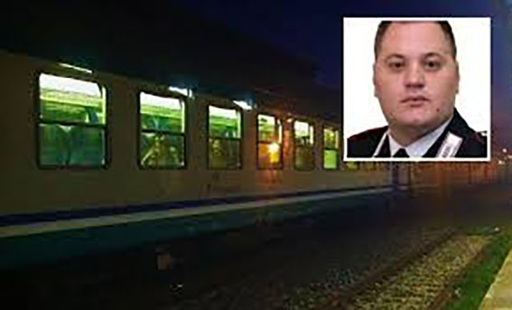 Carabiniere travolto e ucciso dal treno mentre inseguiva un ladro: ai domiciliari uno dei componenti della banda