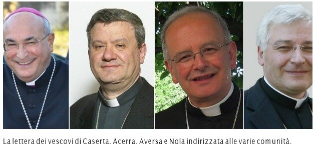 La lettera dei vescovi di Caserta, Acerra, Aversa e Nola: ‘Preoccupazione per continuo degrado, preghiera e impegno dei cristiani per atto di conversione’