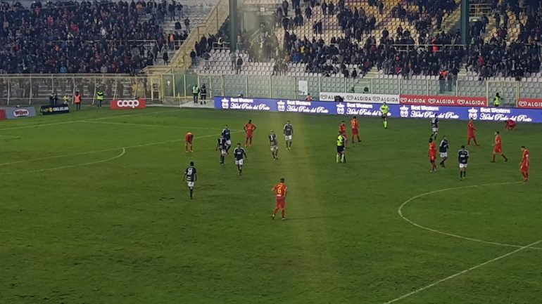 Catanzaro-Cavese 1-1, aquilotti ad un passo dalla vittoria