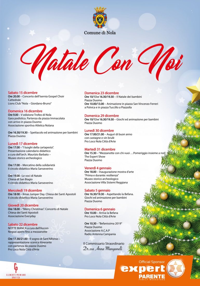 Natale a Nola: eventi fino al 6 gennaio