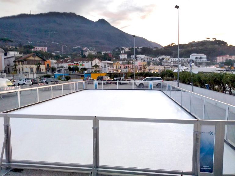 Casamicciola Terme. Dal 21 dicembre una pista di ghiaccio ecologico