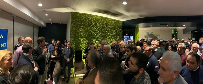 Doppio obiettivo elettorale per La lega che ha inaugurato ieri la sede di Caserta