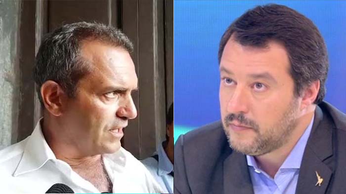 Salvini: ‘Migranti? de Magistris si occupi prima di Napoletani’