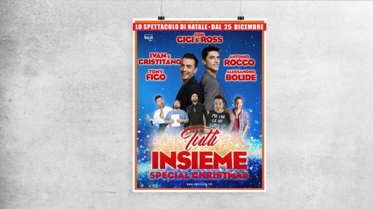Gigi e Ross al Teatro Bracco di Napoli in ‘Tutti insieme – Special Christmas’