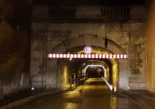 Caserta, un nuovo dissuasore al ponte di Ercole per evitare altri incidenti