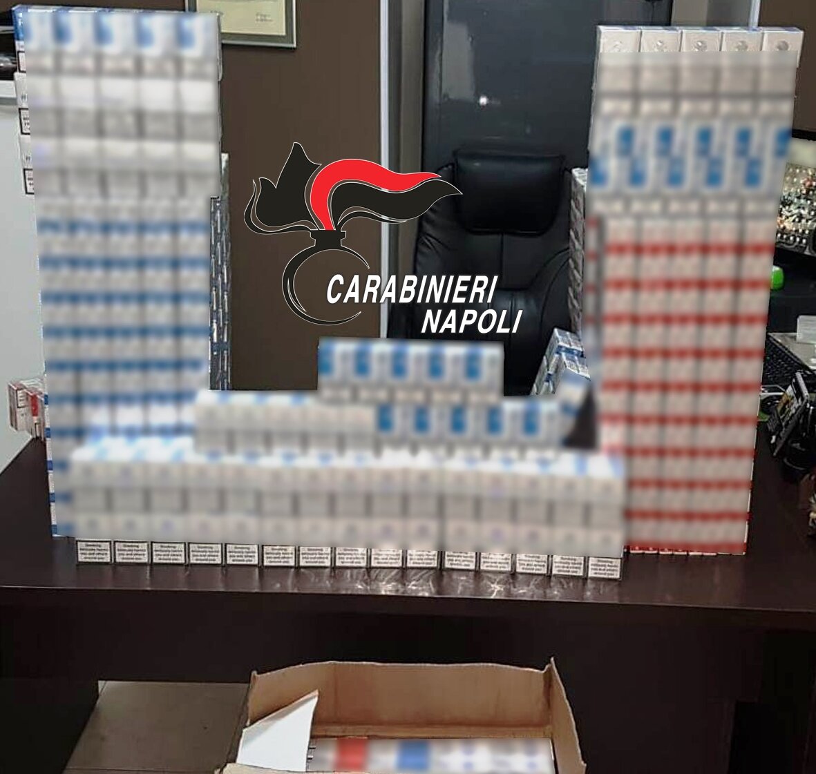 Boscoreale, sigarette di contrabbando nascoste nel ripostiglio: incensurata arrestata dai carabinieri