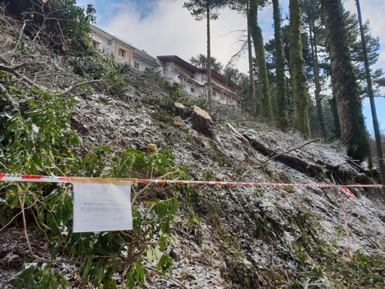 Castellammare, fa abbattere alberi sul Faito per vedere il mare dalla sua villa: indagato stabiese