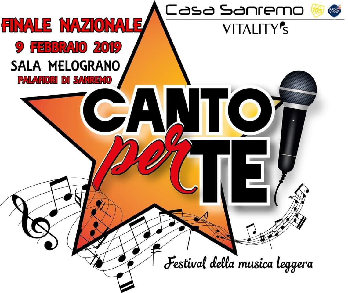 ‘Canto per te’, il festival della musica leggera per la terza volta a Sanremo