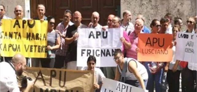 Napoli, protesta dei lavoratori Apu: ‘De Luca ci dia risposte’