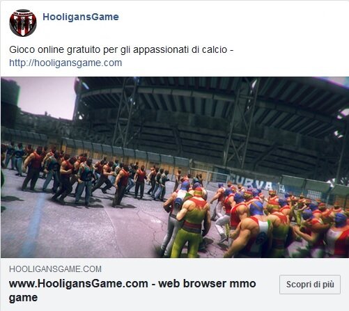 Stadio San Paolo di Napoli raffigurato nell’immagine di un gioco di ruolo sugli Hooligans