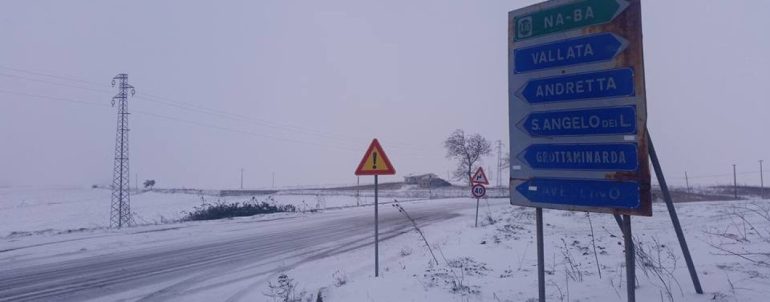 Neve e maltempo, disagi alla circolazione in tutta la Regione
