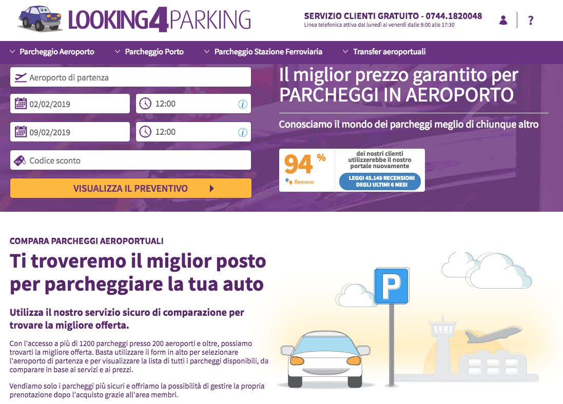 Come risparmiare sul parcheggio lunga sosta all’aeroporto prenotando online