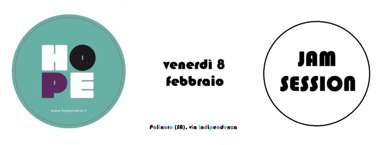 Jam session aperta a tutti i musicisti per salutare l’inverno musicale di Hope a Palinuro