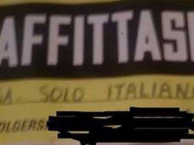 ‘non si fitta agli stranieri. solo a referenziati italiani’