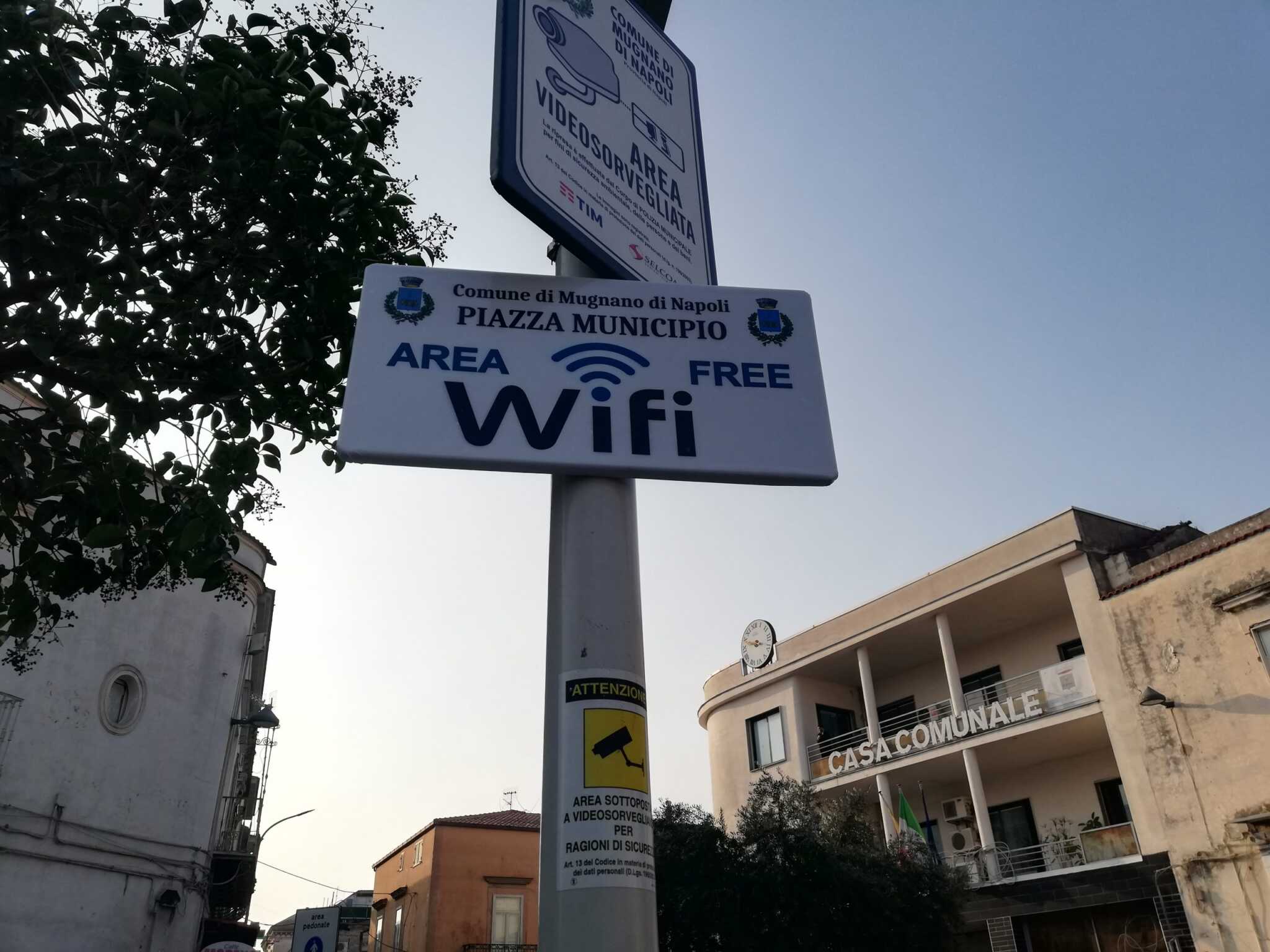 Mugnano, arriva il wifi gratuito in piazza Municipio