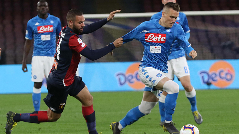 Napoli-Genoa 1-1, serata complicata, tanti errori sparsi