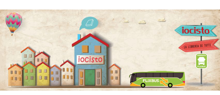 FlixBus e la libreria IoCiSto di Napoli lanciano il primo book sharing in movimento