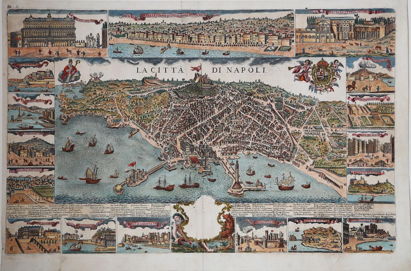 Napoli Map Fair: arriva una rarissima pianta di Napoli del Seicento
