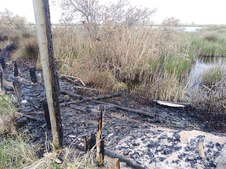 Incendio all’interno dell’Oasi dei Variconi a Castel Volturno. Verdi: ‘Evento inquietante da chiarire quanto prima’