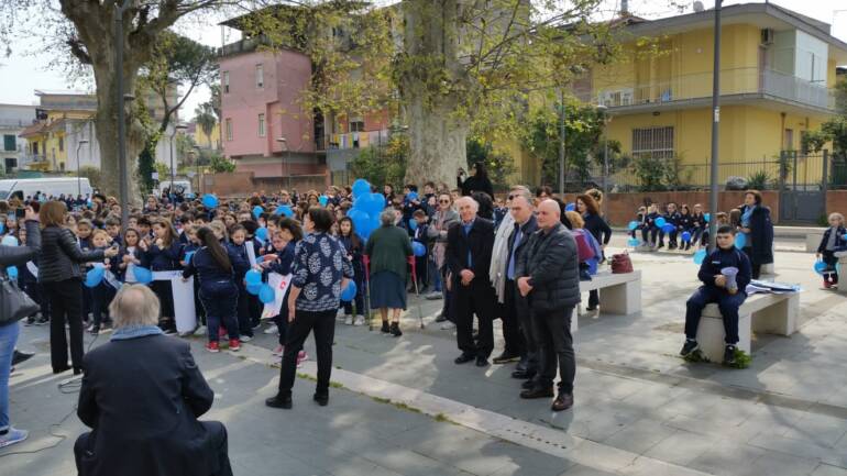 Mariglianella “La Passeggiata in Blu” con l’I. C. Carducci per la sensibilizzazione dell’autismo