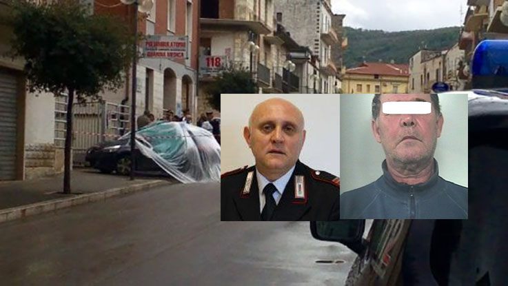 Carabiniere ucciso: l’uomo era a piedi, aveva una pistola calibro 9