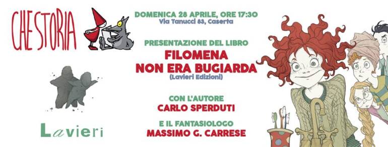 Da CHE STORIA domenica 28 aprile il fantasiologo Massimo Gerardo Carrese incontra lo scrittore Carlo Sperduti