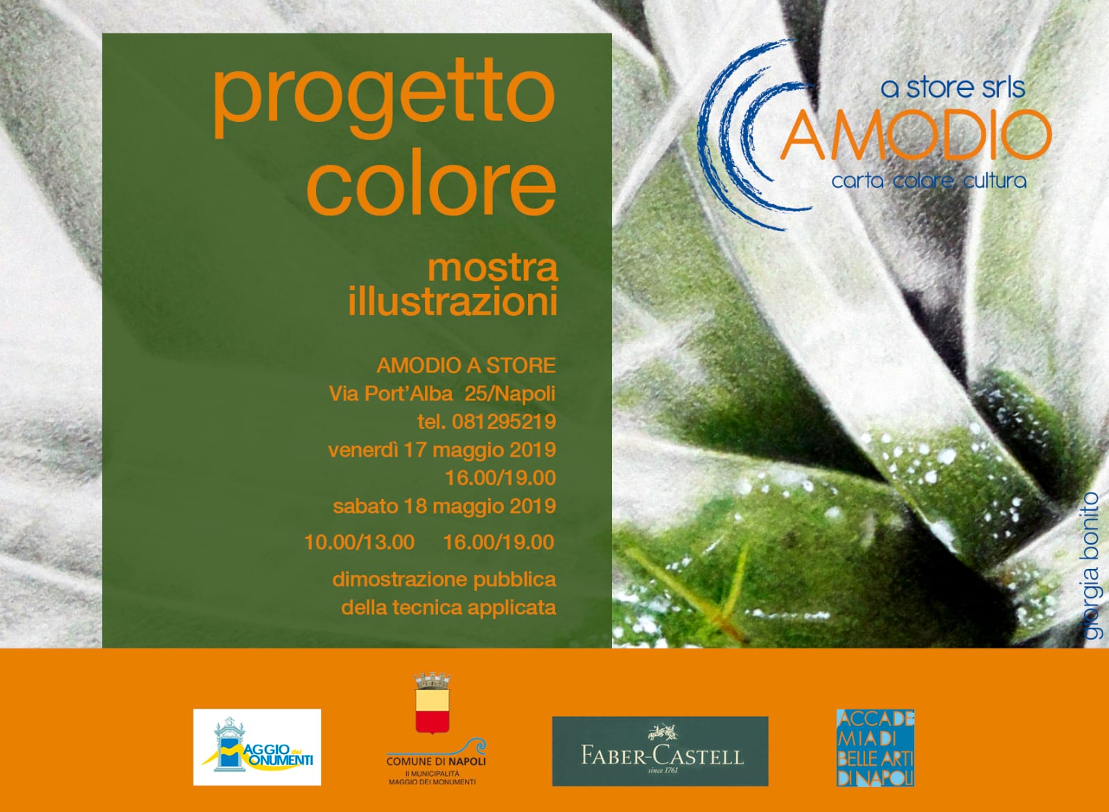 Progetto Colore prove tecniche d’artista: pastelli acquerellabili. Venerdì 17 e sabato 18 maggio a Napoli