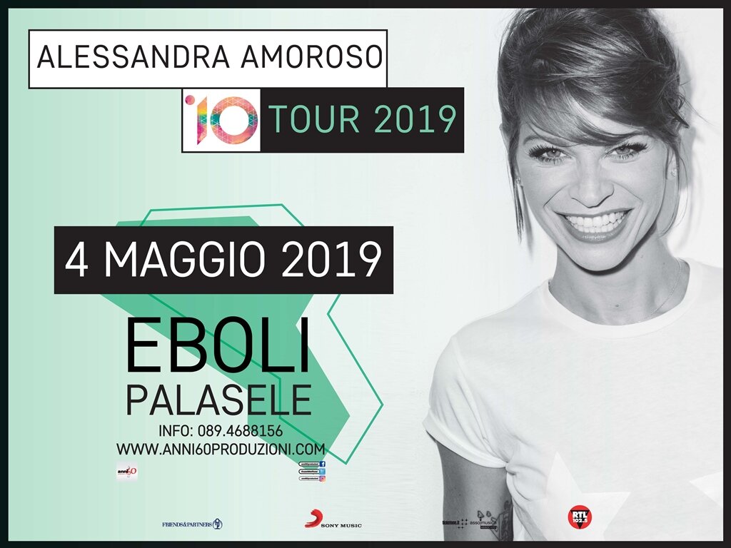 Domani Alessandra Amoroso torna al PalaSele,secondo sold out a Eboli per l’artista