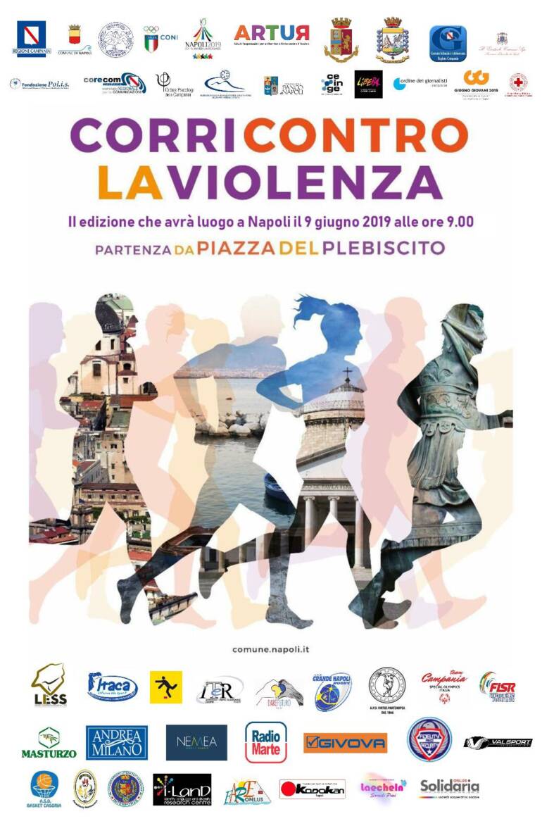 A Napoli la maratona ‘Corri contro la violenza’