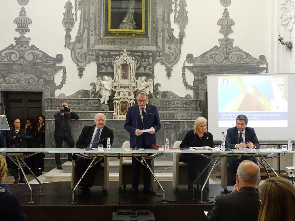 Quasi 4 milioni di euro dalla Regione Campania per la valorizzazione del patrimonio del Suor Orsola Benincasa