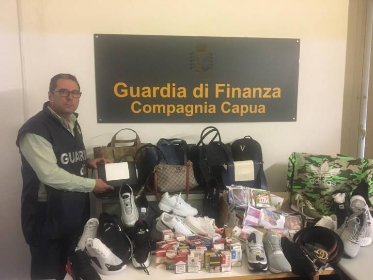 Fight against counterfeiting, over 7 thousand fake items seized in Caserta