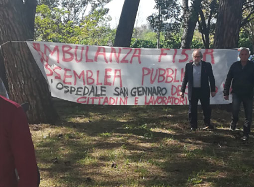 Napoli, Verdoliva non riceve il comitato dei ‘cittadini ospedale San Gennaro’