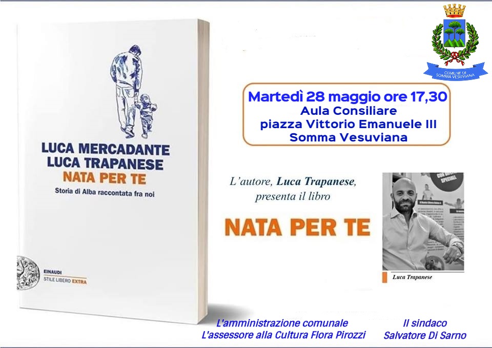 A Somma Vesuviana la presentazione del libro ‘Nata per te’ di Luca Trapanese