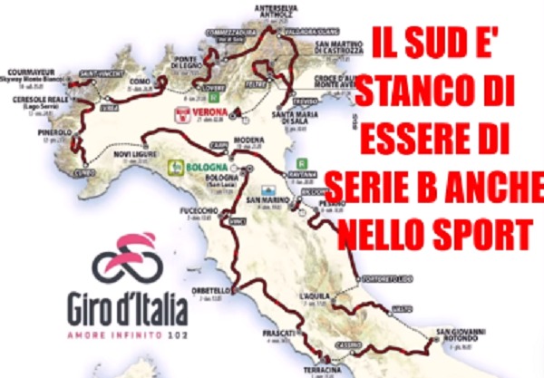 Giro d’Italia senza Sud, i Neoborbonici propongono: facciamo il Giro delle Due Sicilie. Queste le tappe